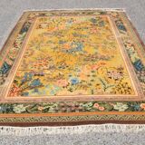 Tapis Chinois Art-déco Shanghaï :100 % Soie - Fait Main : 2.00 X 3.00 M