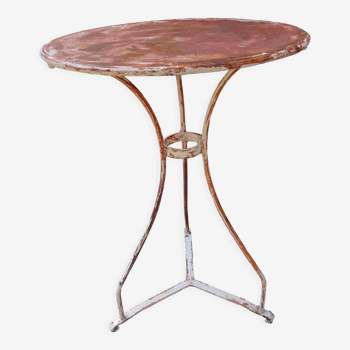 Old garden pedestal table late 19th century