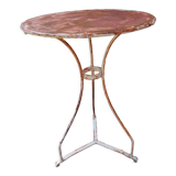 Table guéridon de jardin ancien fin XIXème