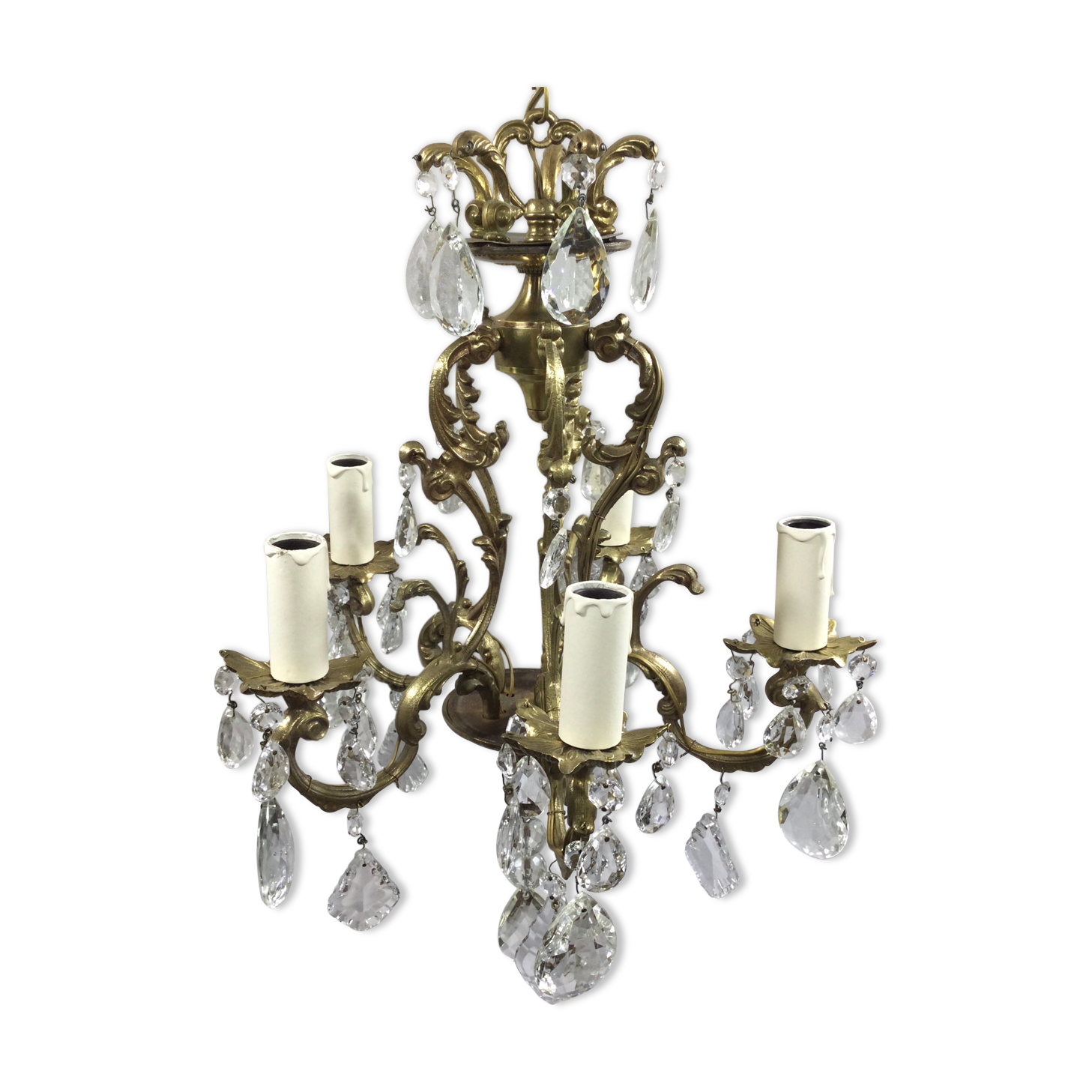 5-light cage chandelier