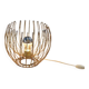 1970s chrome metal designer lamp