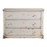 Commode blanche ancienne (c.1920)