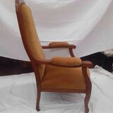 Louis XV style Voltaire armchair