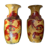 Pair of ancient Chinese vases