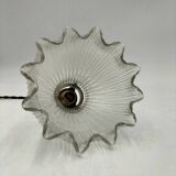 Holophane glass pendant light