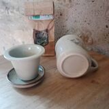 Vintage tea or herbal tea cup