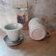 Vintage tea or herbal tea cup