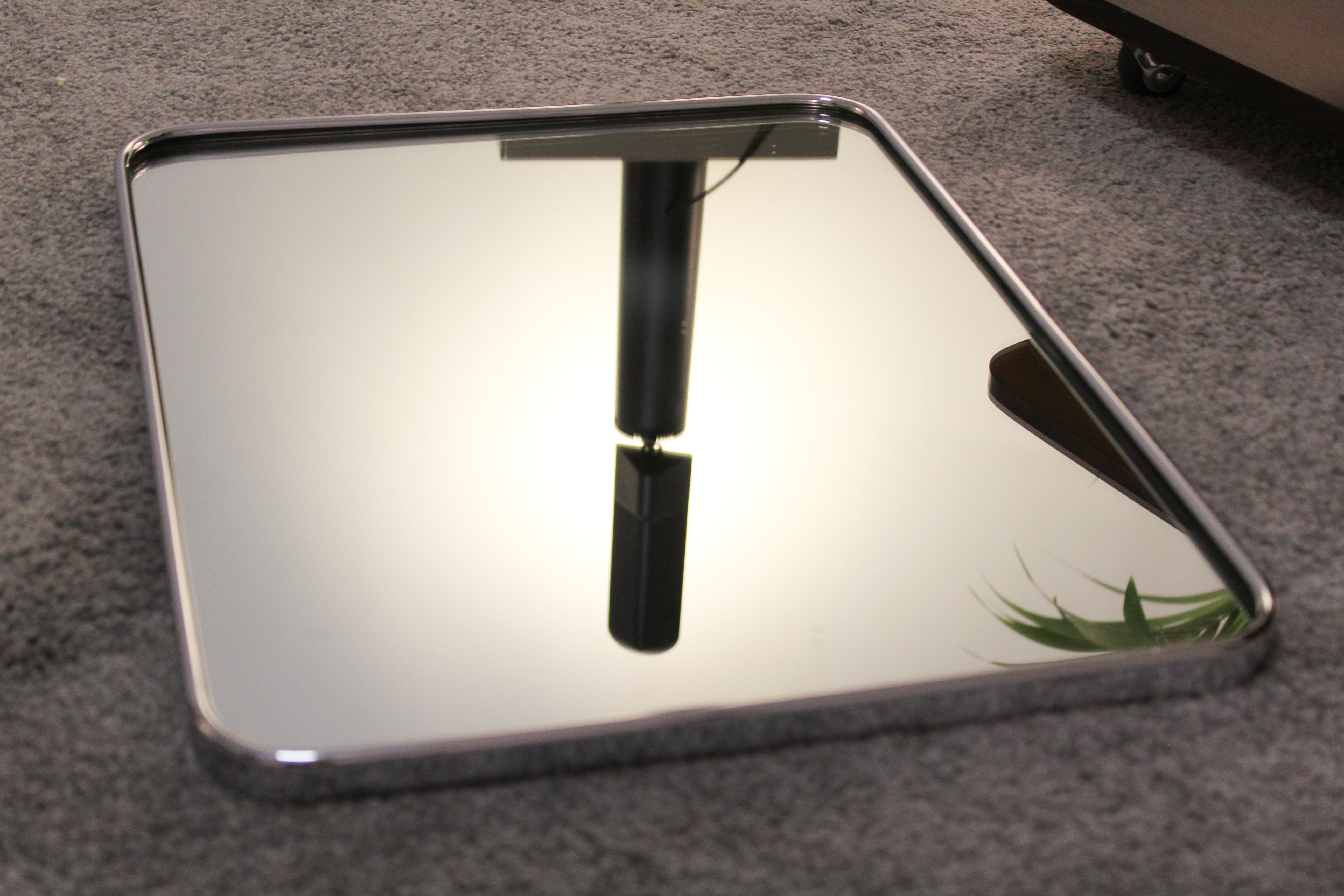Mirror with chrome chronicle, Italy 60