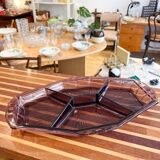 Vintage Art Deco compartmentalised plate