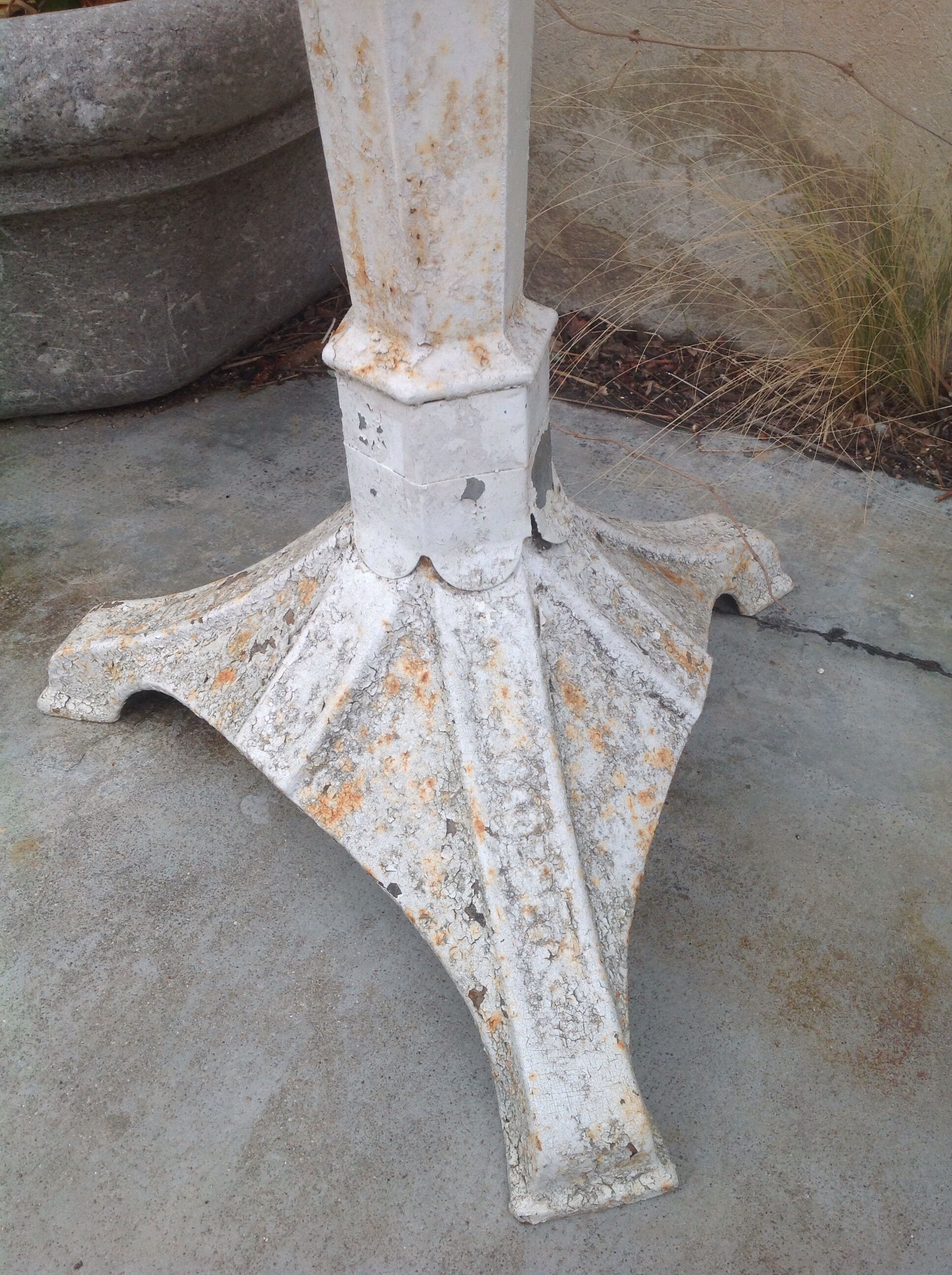 Cast iron bistro table