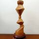 Bougeoir totem scandinave en bois