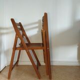 Pair of vintage folding chairs
