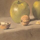 Still life with apples