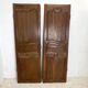 Pair of 19th century oak cabinet doors