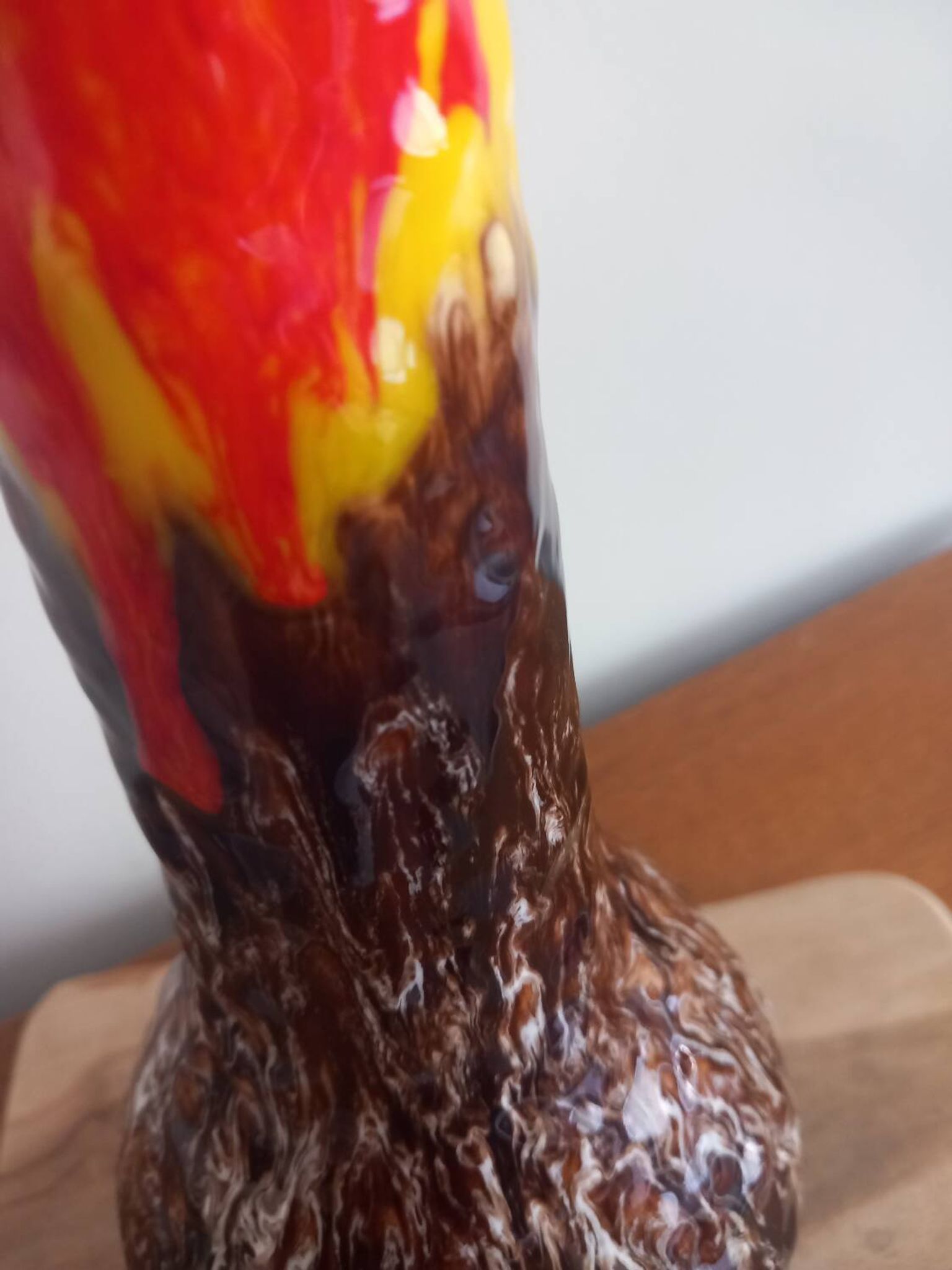 Grand Vase Vallauris "Lave Émaillée" – Design Iconique (Années 60/70)