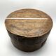 Antique Swedish Bentwood Box with Lid • Folk Art
