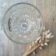 Vase vintage en verre moulé