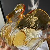 Vintage glass pendant light