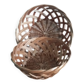 Wicker baskets, basket trays 24 and 29 cm