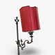 antique Art Nouveau floor lamp