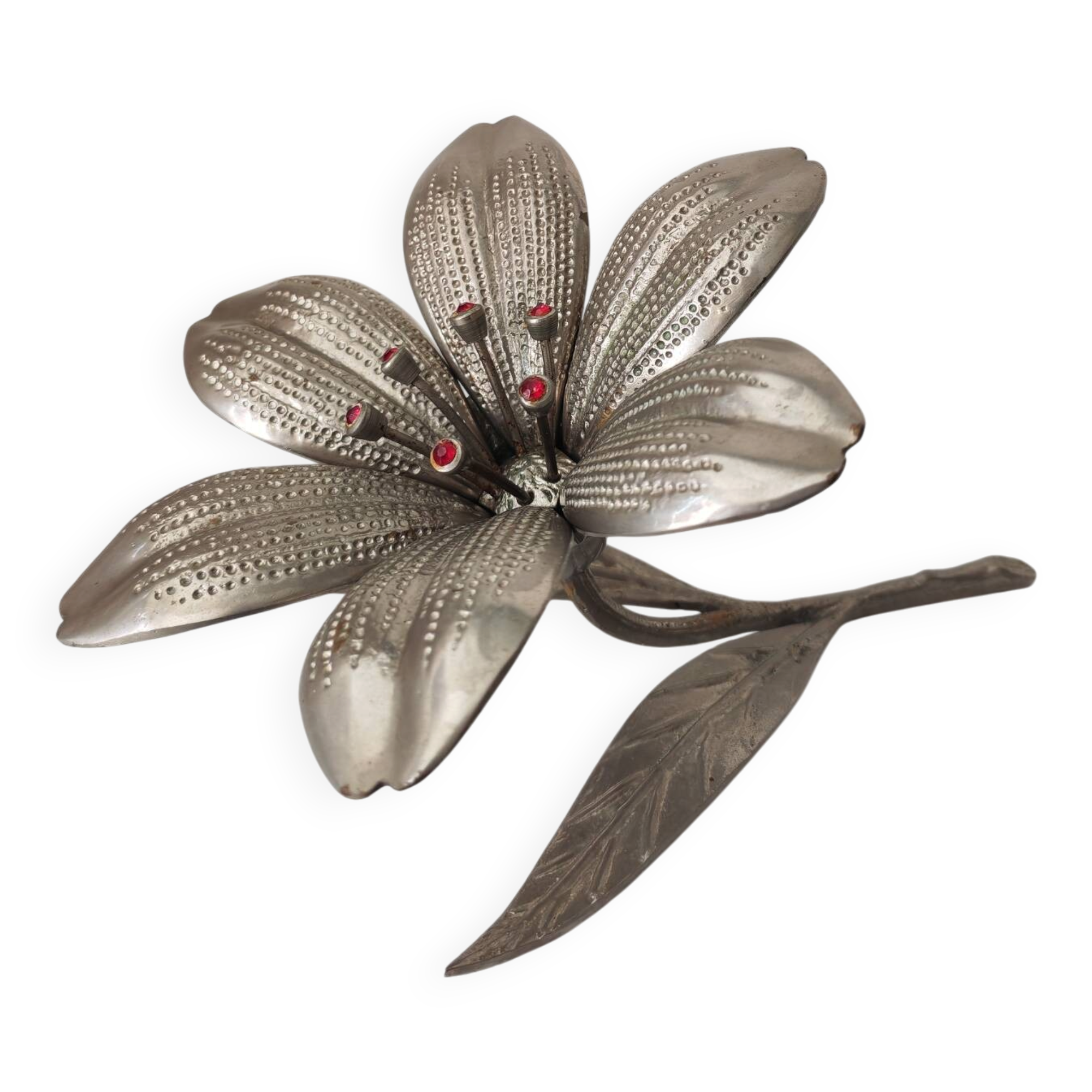 Cendrier Fleur de Lotus en laiton