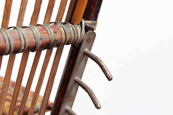 Fauteuil relax en rotin, Bauhaus 1930