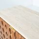 Contemporary Sideboard, Wood and Travertine , Italy