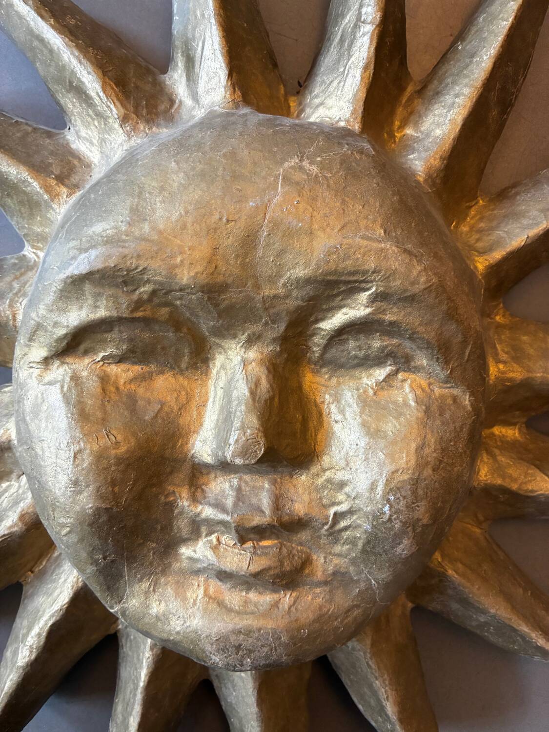 Paper mâché sun from the 1950s