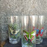 6 glasses pattern "Butterfly"