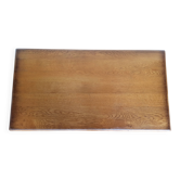Half-minister's desk in solid oak