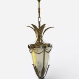 Bronze and polished glass suspension circa 1900