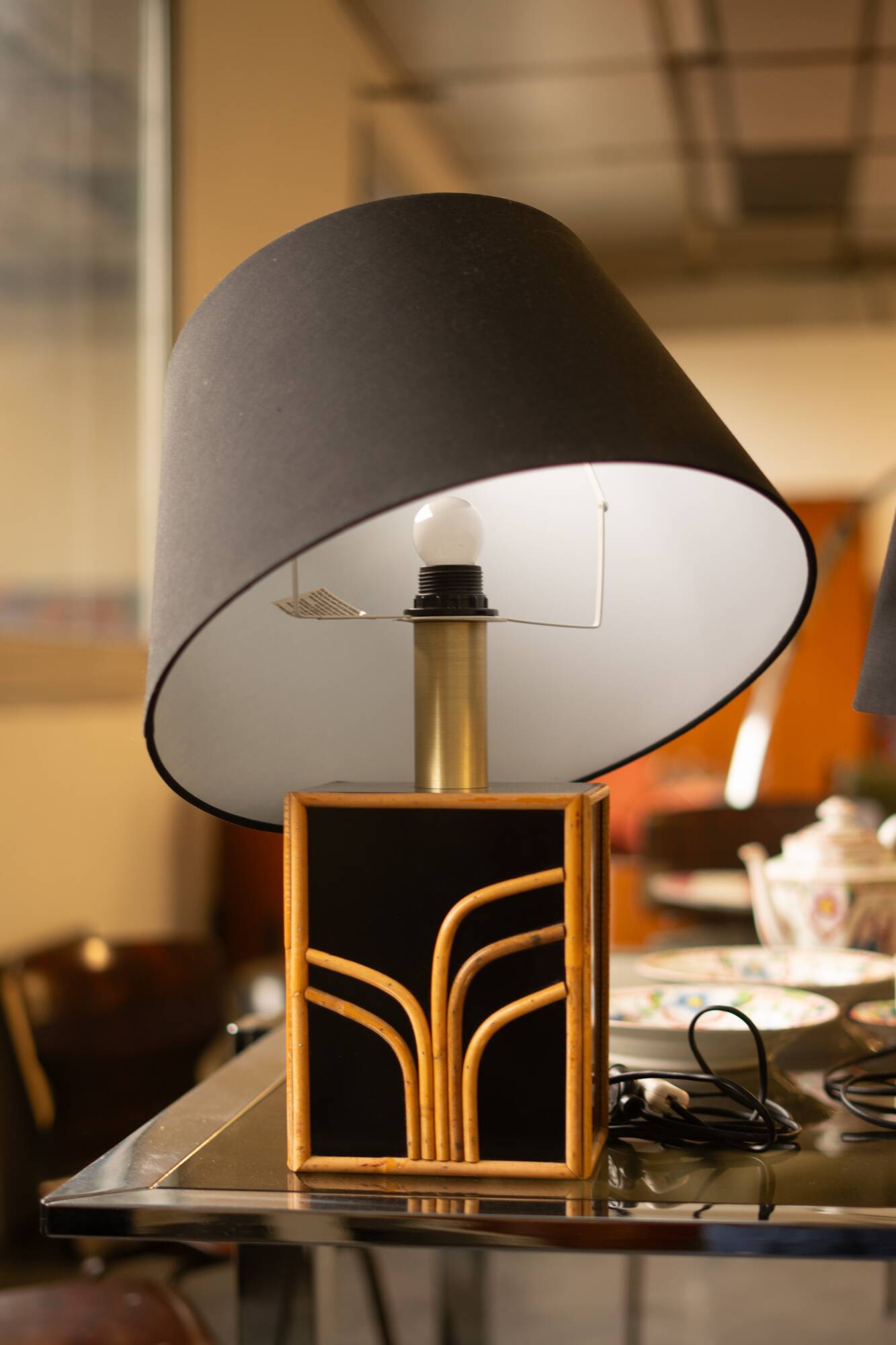 Pair of table lamps in the style of Vivai del Sud.