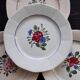 4 assiettes plates vintage Digoin Sarreguemines 9177 – Faïence rose