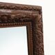 Large Antique French Carved Oak Mirror, Late 19th Century