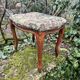 Large antique footrest in the Louis XV style.