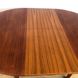 Baumann teak round table