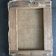 Miniature still life, oil painting signed from the 19th century, French school.