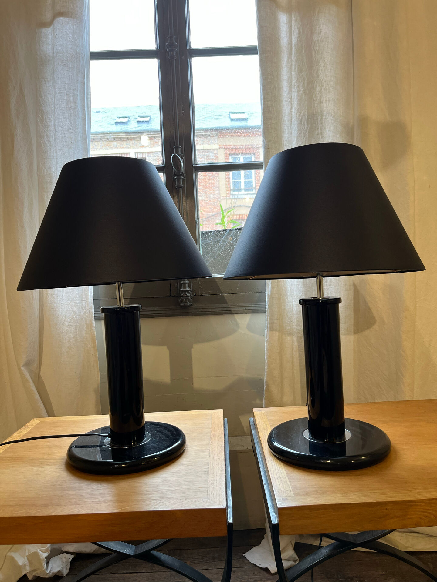 Pair of lamps 1980