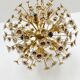Grand lustre floral en boule par Palwa