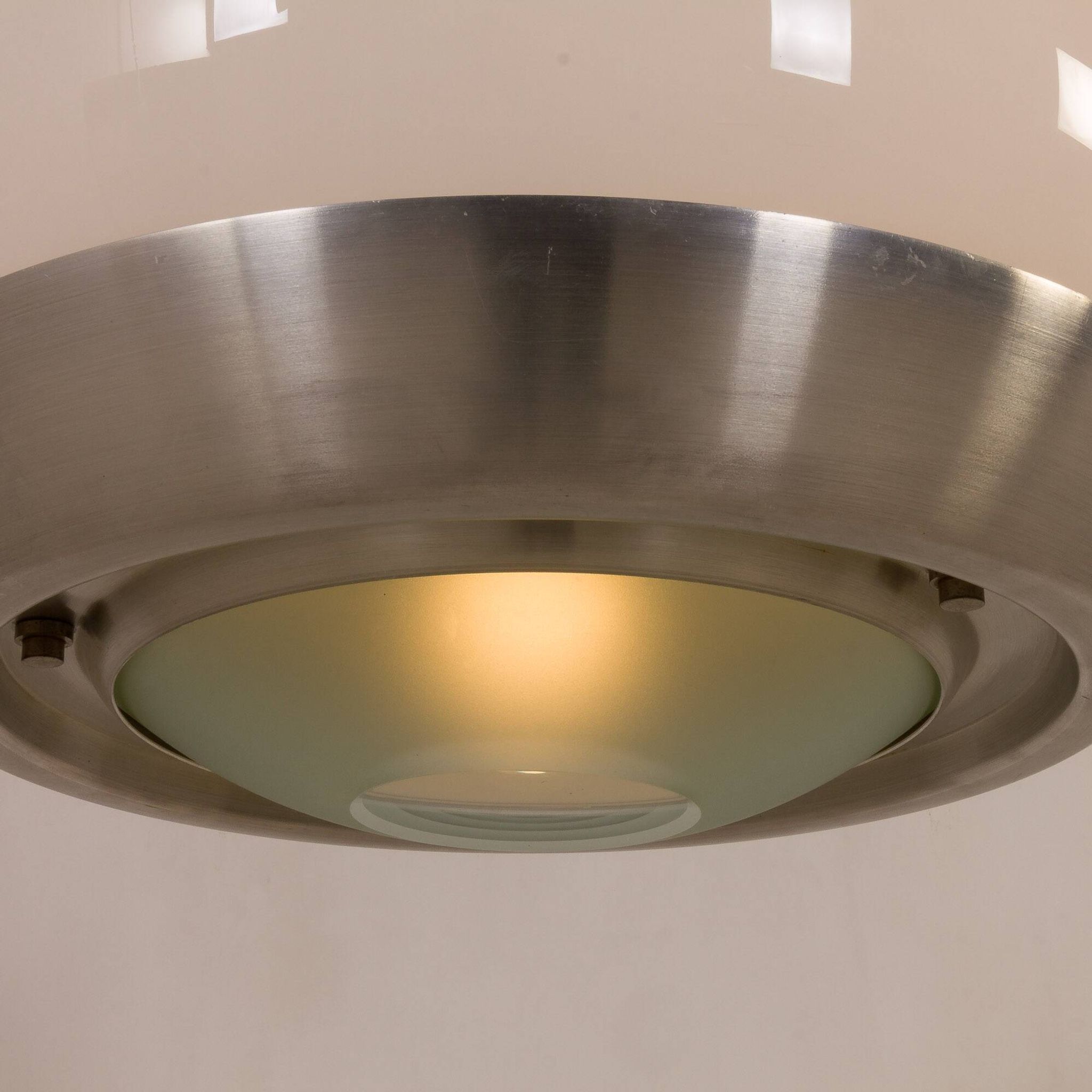 Large pedant lamp by Pia Gudietti Cripa, for Lumi Milano, Italy 1970s