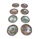 Lot clay plates of Fez