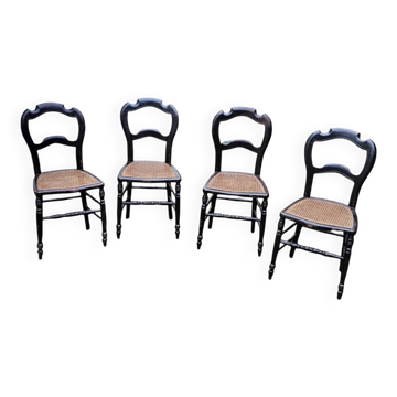 Chaises Napoléon III XIXe siècle / chaises de salle à manger