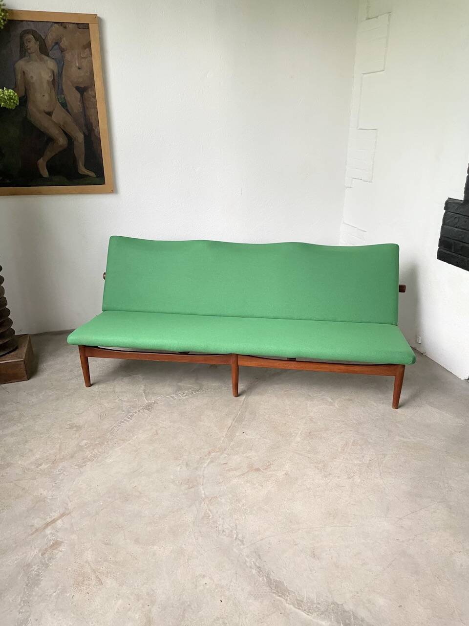 Finn Juhl three-seater bench “Japan” model France & Son
