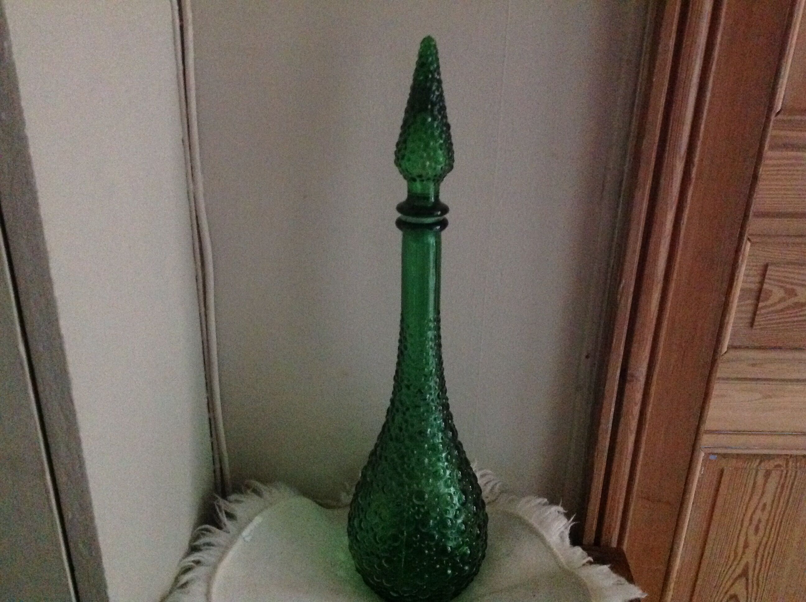 Green empoli bottle
