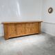 Brutalist 70's sideboard in solid elm
