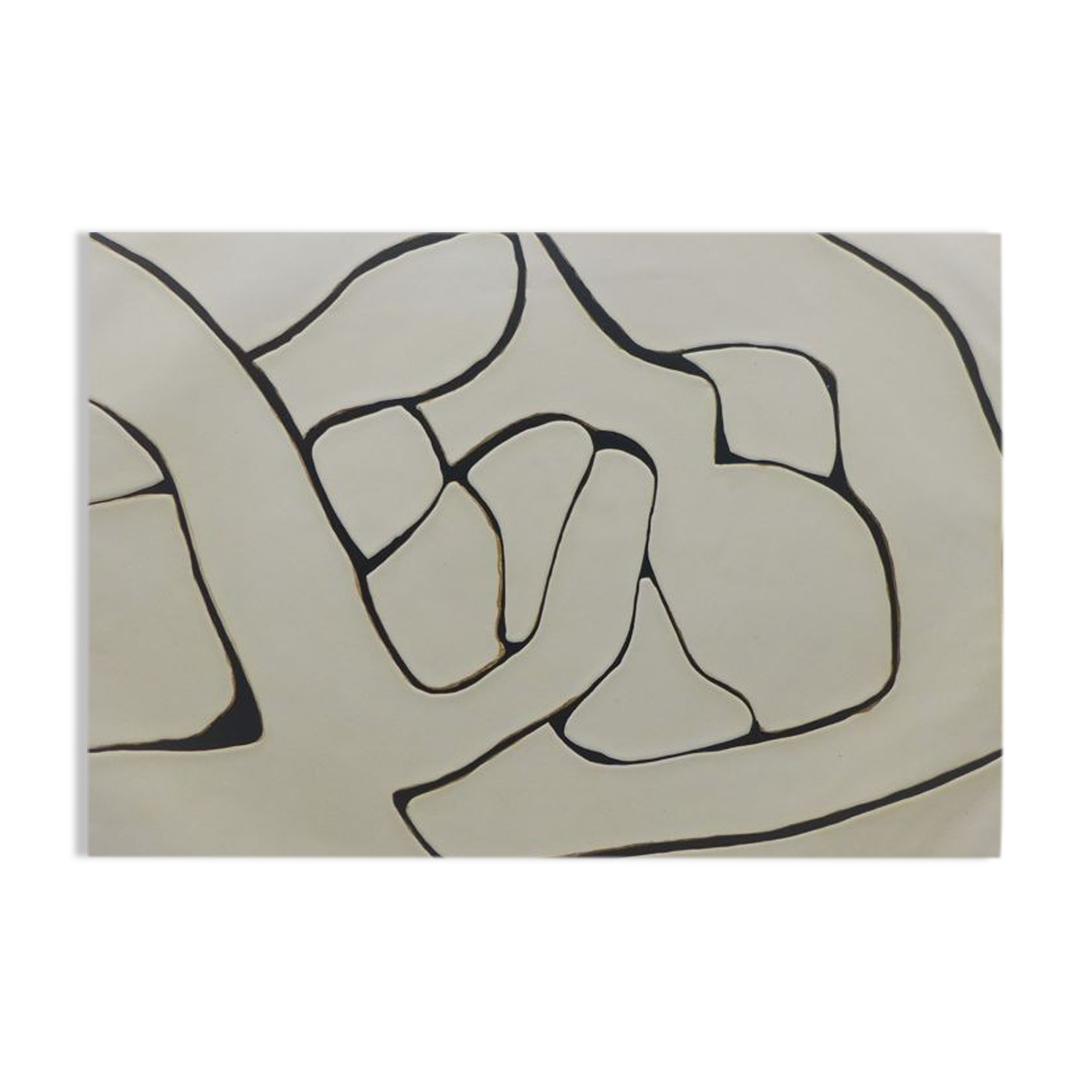 MARCA-RELLI Conrad, Composition 15, 1977. Etching and aquatint signed