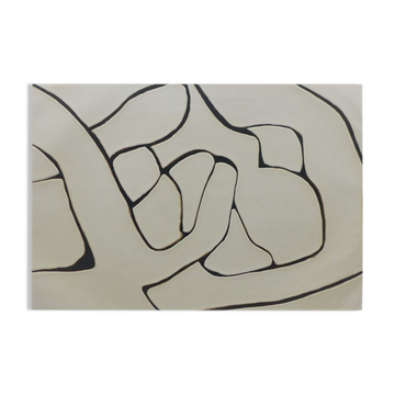 MARCA-RELLI Conrad, Composition 15, 1977. Etching and aquatint signed