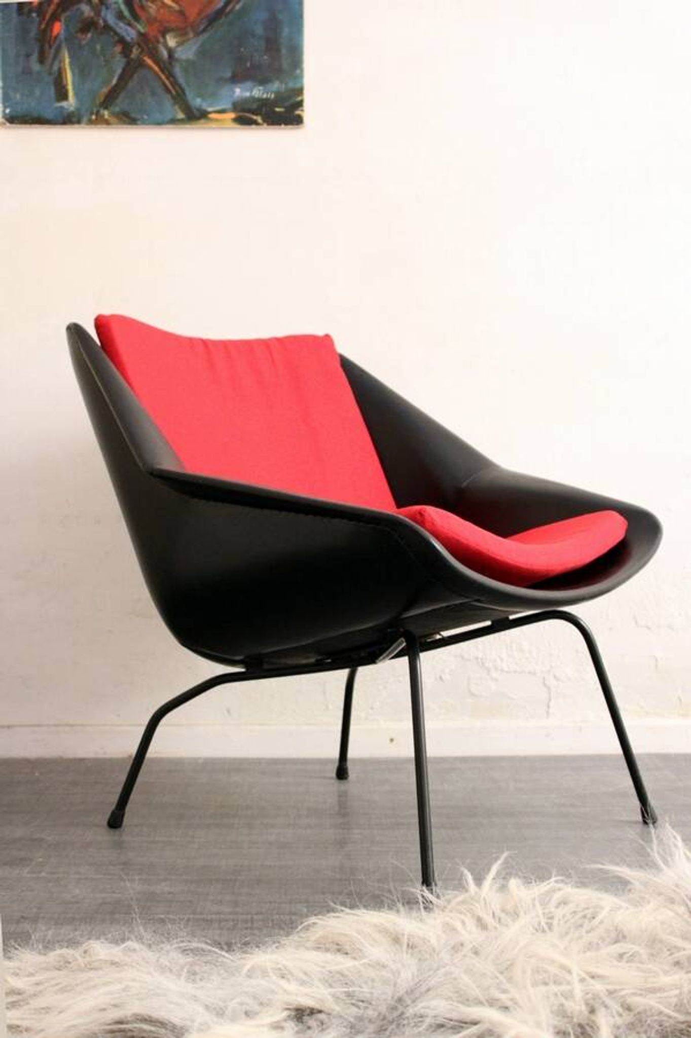 Chaise Pastoe années 60 Cees Braakman modèle FM08