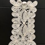Napperon ancien en dentelle de bruxelles alost  24x15