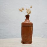 Bottle vintage glazed terracotta vase